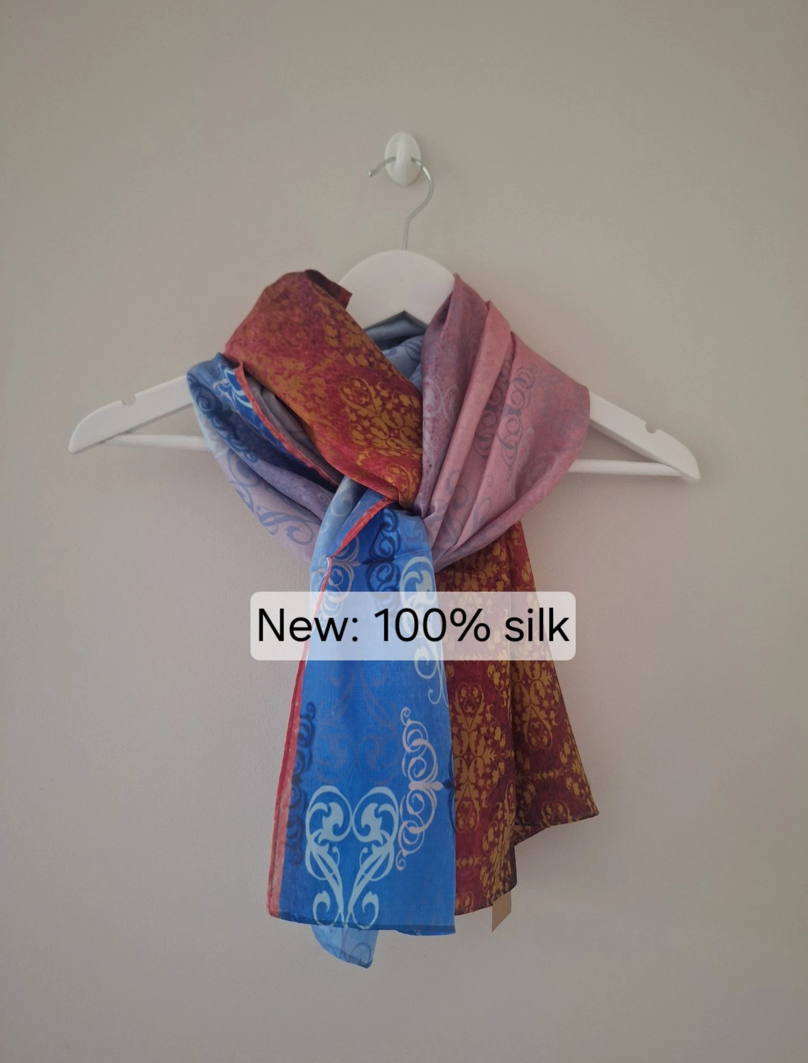Écharpe nova de seda multicolor étnica chique Silk Route – photo 2